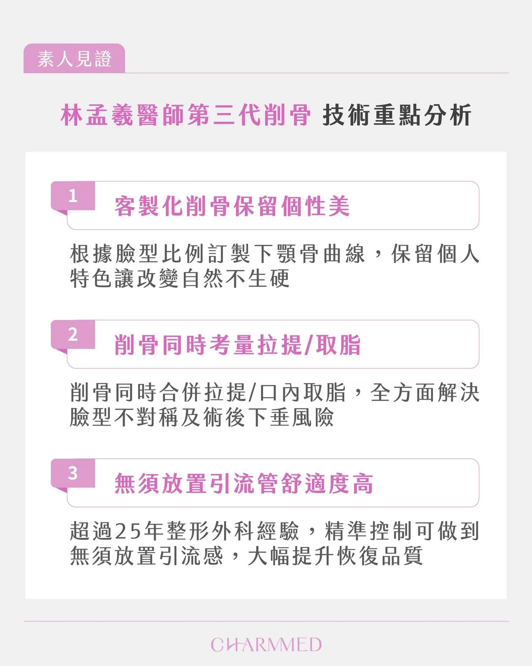 第三代削骨終點分析