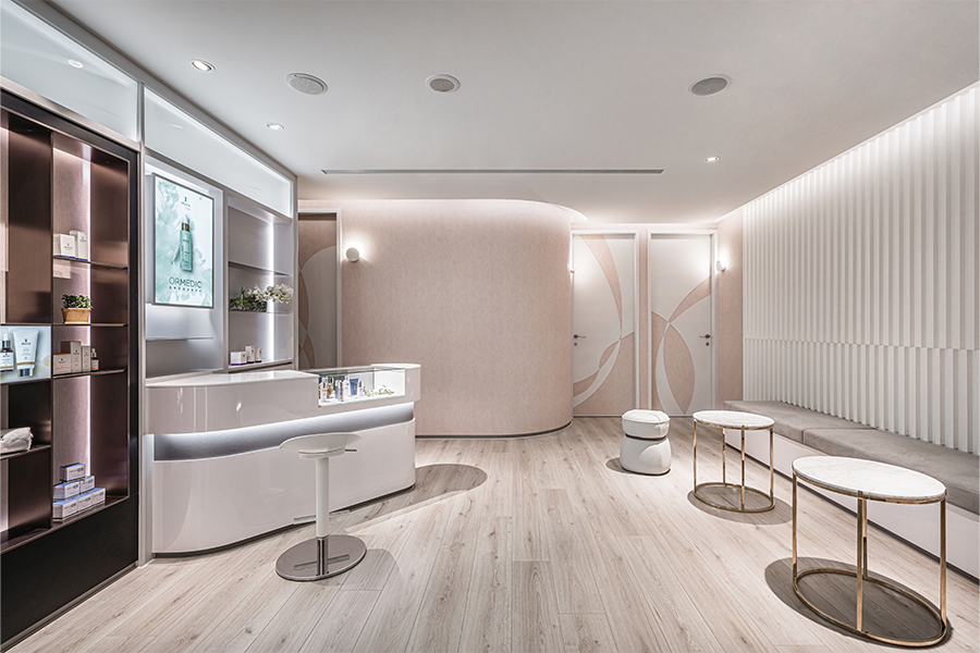 誠美學診所美容保養區